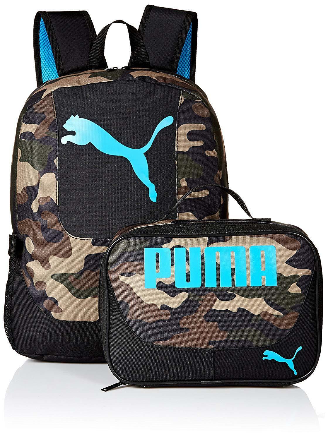 puma backpack and lunch bag