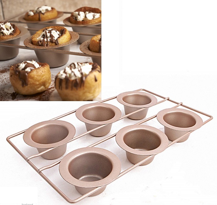 Amazon Deal Hahn Professional 6 Cup Popover Pan