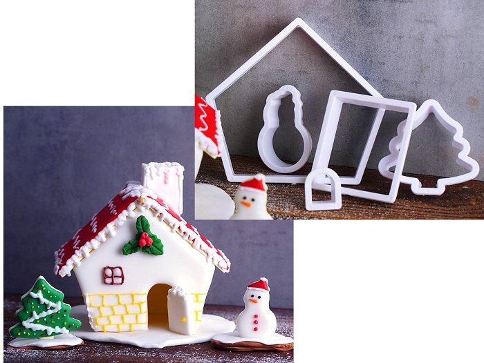 Amazon Deal Gingerbread House Cookie Cutter Set