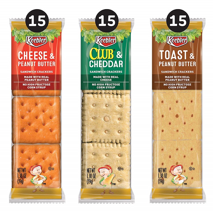 Amazon Deal 45ct. Keebler Sandwich Crackers Variety Pack