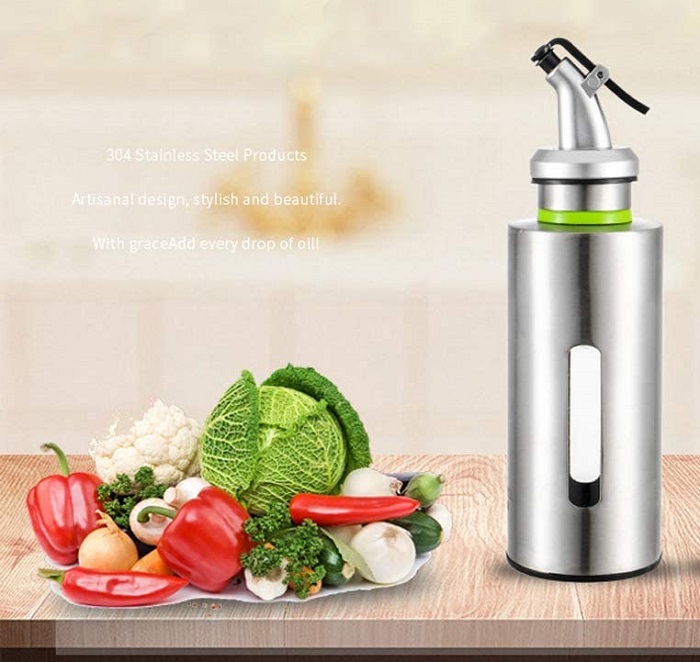 Amazon Deal Stainless Steel Olive Oil Dispenser