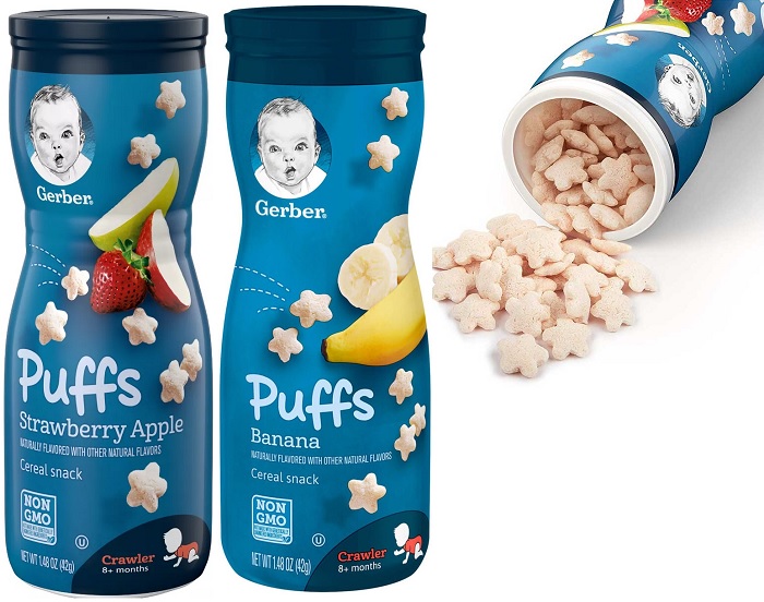Amazon Deal: Gerber Puffs Banana & Strawberry Apple Cereal Snacks