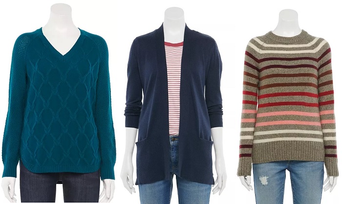 kohls sonoma sweaters
