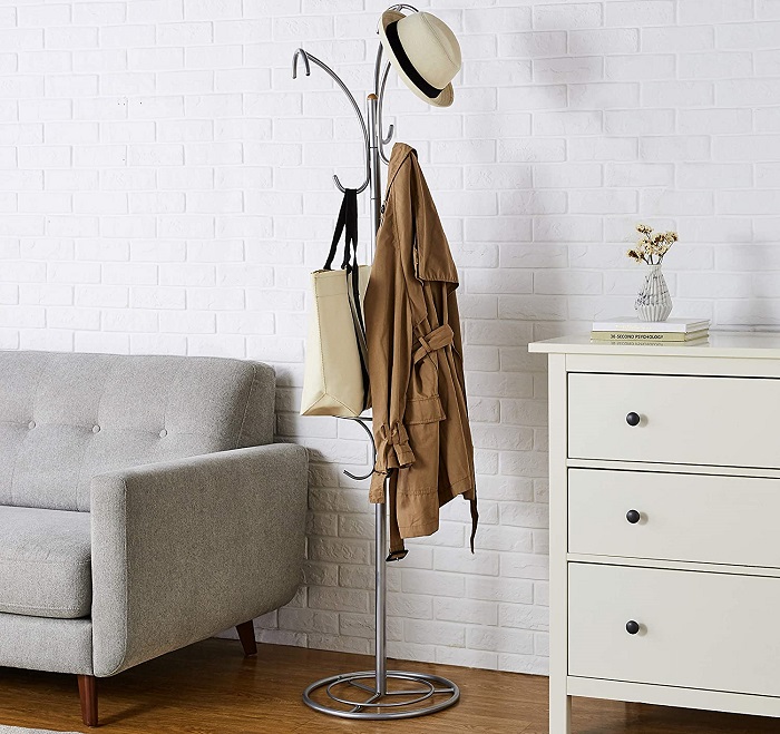 Amazon Freestanding Coat Rack with 6 Hooks