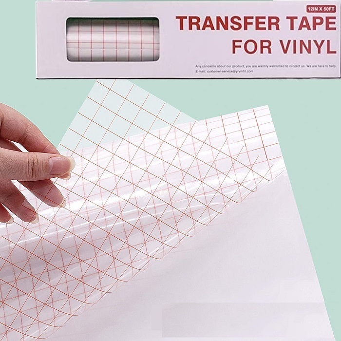 Amazon Clear Vinyl Transfer Paper Tape Roll, 12in x 50ft