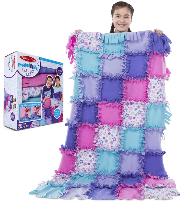 Walmart Melissa & Doug Fleece Quilt Kit 13.83