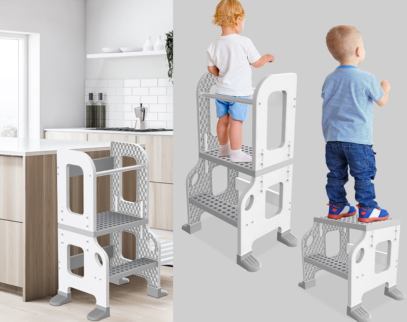 Walmart Kitchen Buddy 2in1 Kid's Stool only 48.38!