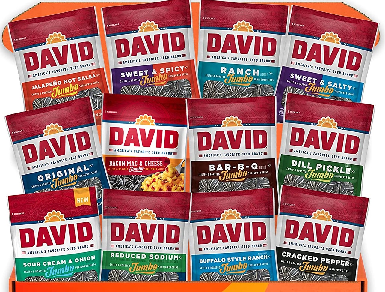 Amazon DAVID Flavored Sunflower Seeds