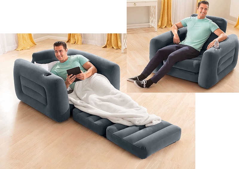 Amazon Intex Pullout Sofa Inflatable Twin Bed