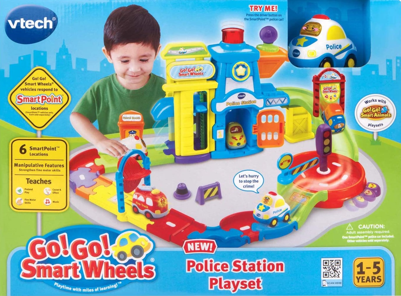 Amazon VTech Go Go Smart Wheels Police Station Playset Amazon VTech Go Go Smart Wheels Police Station Playset