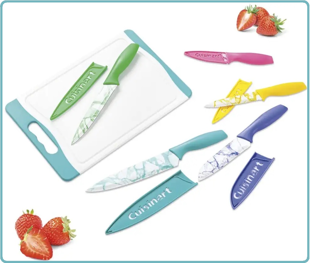 Amazon Cuisinart Advantage Cutlery and Cutting Board Set