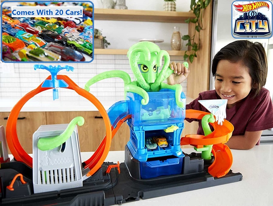 Amazon Hot Wheels Car Wash Bundle