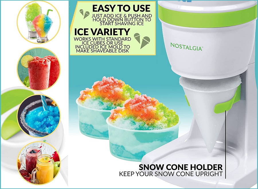 Amazon Nostalgia Hawaiian Snow Cone Maker
