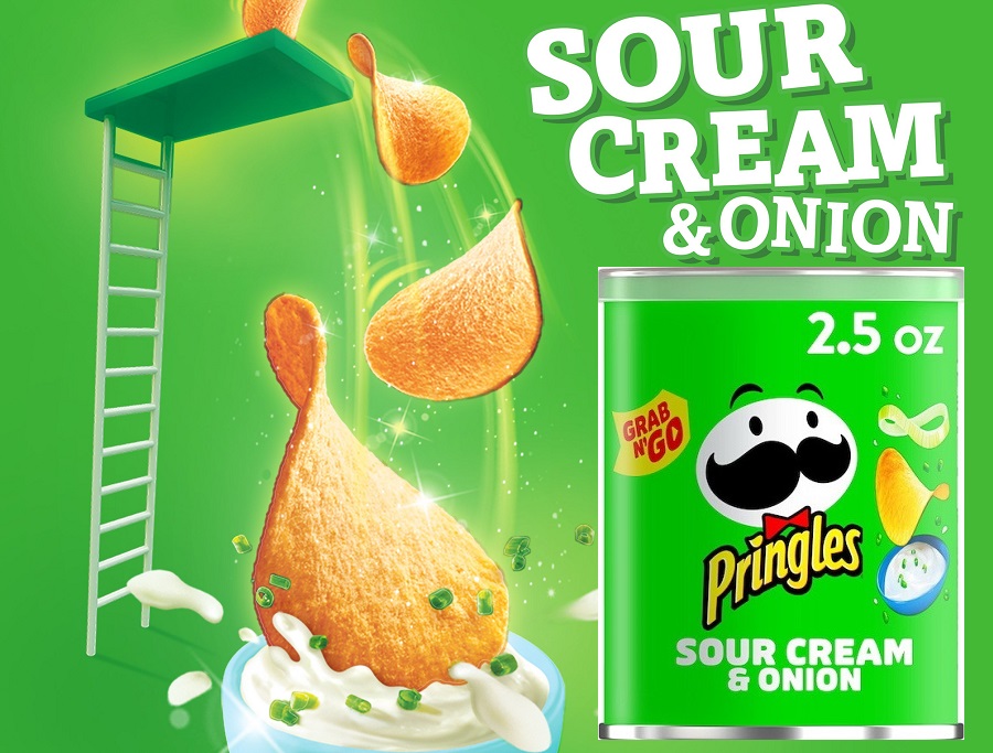 Amazon Pringles Sour Cream and Onion Potato Crisps