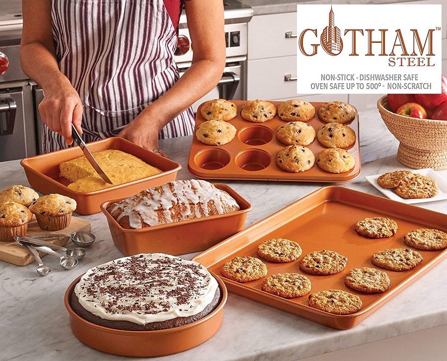 Amazon Gotham Steel Bakeware Set
