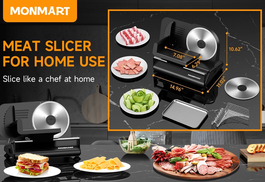 Amazon MonMart Electric Deli Slicer