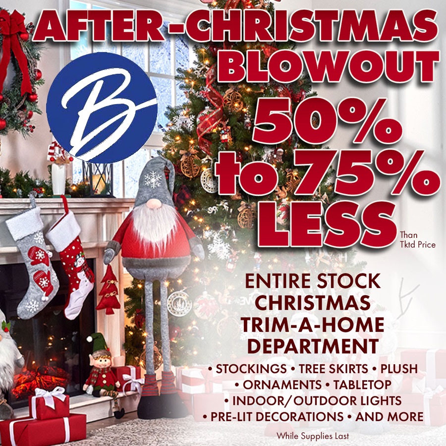 Boscov's After Christmas Blowout!